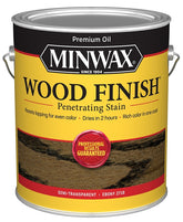Minwax Wood Finish 710130000 Wood Stain, Ebony, Liquid, 1 gal, Can